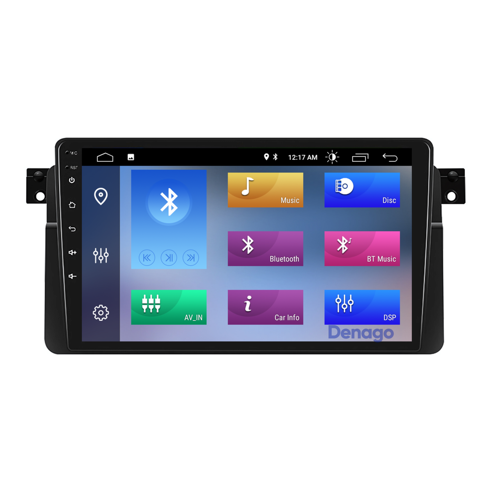BMW 3 Series E46 CarPlay car radio | 1999 to 2005 | Denago DNG-A23 | 9 inches | Android 13 | Wireless CarPlay & Android Auto