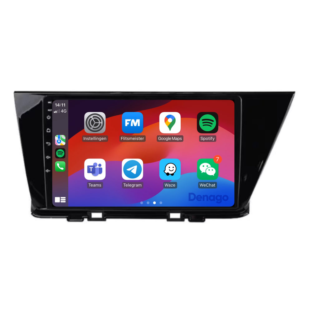 Radio de coche Kia Niro CarPlay | 2016 a 2019 | Denago DNG-A183 | 9 pulgadas | Androide 13 | CarPlay inalámbrico y Android Auto