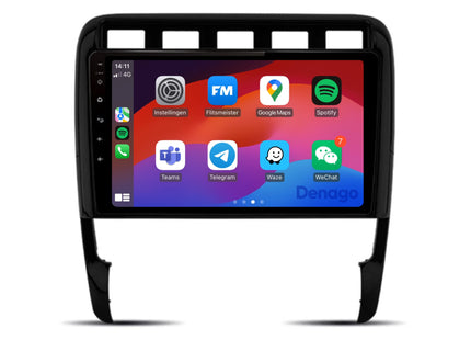 Porsche Cayenne CarPlay autoradio | 2002 t/m 2010 | Denago DNG-A208 | 9 inch | Android 13 | Draadloos CarPlay & Android Auto