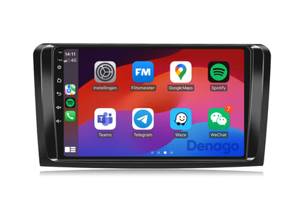 Mercedes ML & GL CarPlay autoradio | 2005 t/m 2012 | Denago DNG-A189 | 9 inch | Android 13 | Draadloos CarPlay & Android Auto