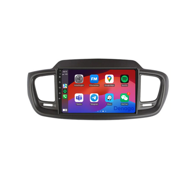 Kia Sorento CarPlay autoradio | 2015 t/m 2018 | Denago DNG-A277 | 9 inch | Android 13 | Draadloos CarPlay & Android Auto