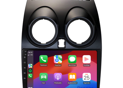 Nissan Qashqai Autoradio | 2007 t/m 2013 | Android 13 & CarPlay
