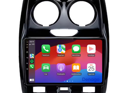 Dacia Duster Autoradio | 2013 t/m 2017 | Android 13 & CarPlay