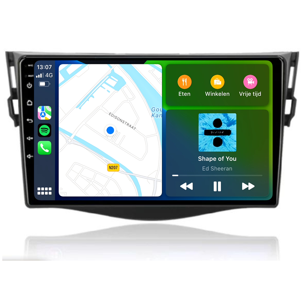 Toyota RAV4 | Android 13  | Autoradio | 2006 t/m 2013 | Carplay & Android Auto