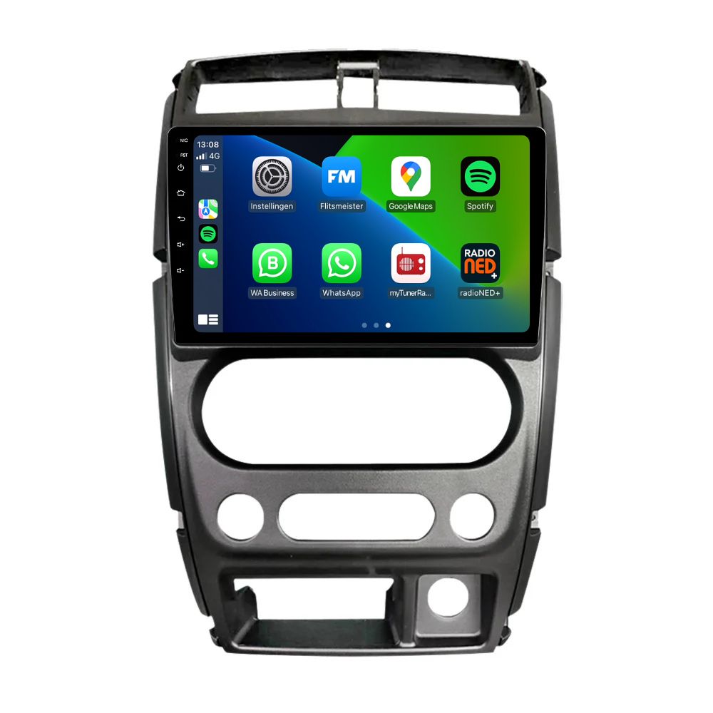Suzuki Jimny | Androide 13 | Radio de coche | 2007 a 2012 | Carplay y Android Auto