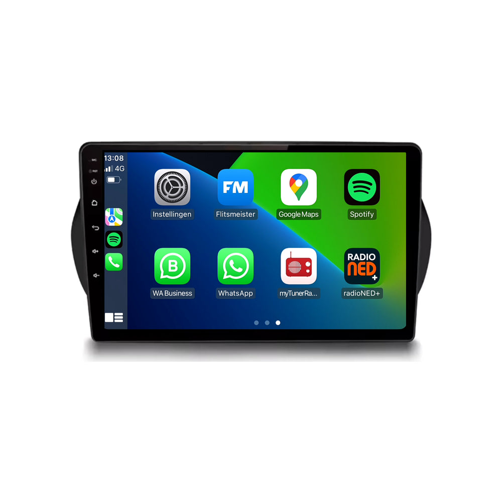 Peugeot Bipper | Androide 13 | Radio de coche | 2008 a 2019 | CarPlay y Android Auto