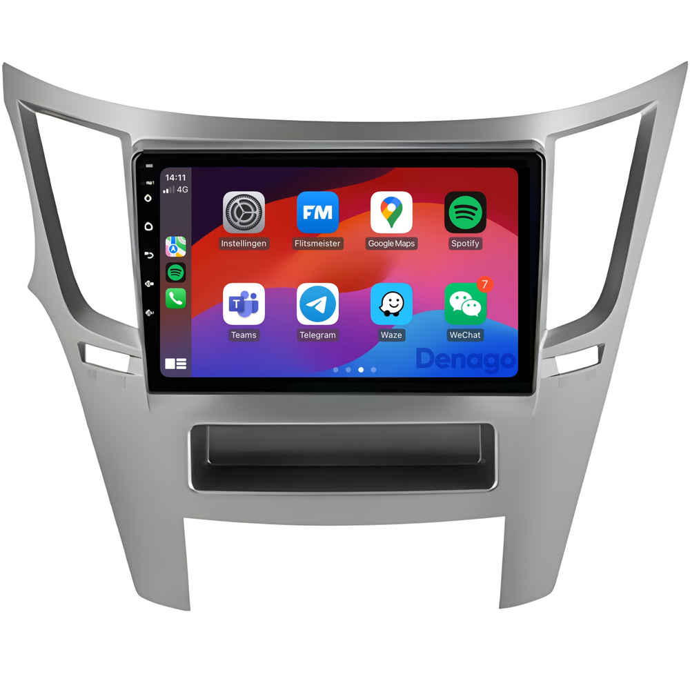 Subaru Outback CarPlay autoradio | 2009 t/m 2015 | Denago DNG-A199 | 9 inch | Android 13 | Draadloos CarPlay & Android Auto