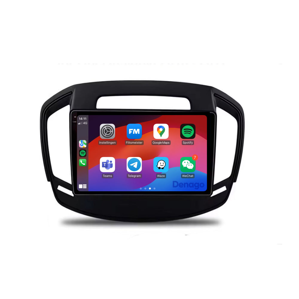 Radio de coche Opel Insignia CarPlay | 2008 a 2013 | Denago DNG-A271 | 9 pulgadas | Androide 13 | CarPlay inalámbrico y Android Auto