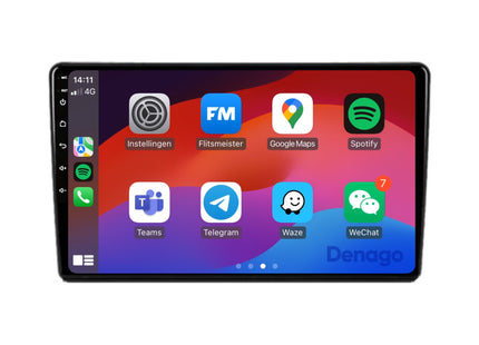 Fiat 500L CarPlay autoradio | 2012 t/m 2017 | Denago DNG-A133 | 9 inch | Android 13 | Draadloos CarPlay & Android Auto