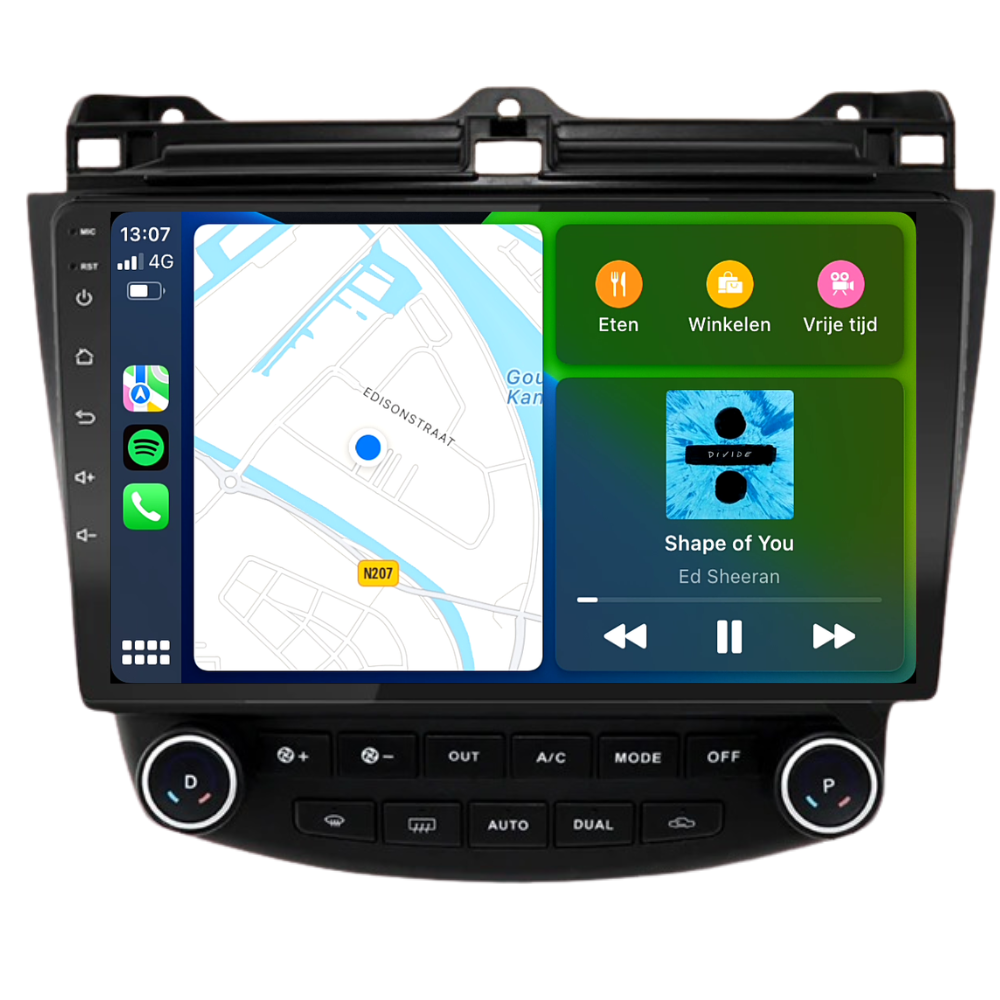 Honda Accord | Android 13 | Autoradio | 2003 t/m 2008 | Carplay & Android Auto