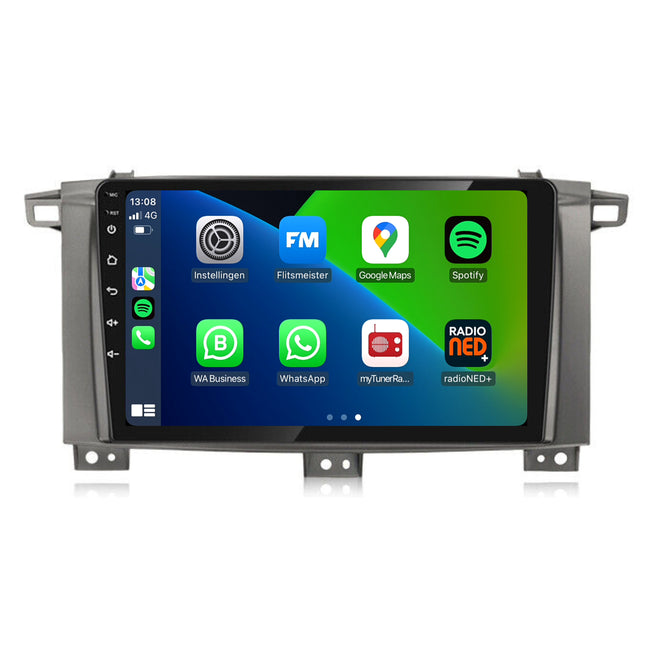 Land Cruiser LC100 | Android 13 | Autoradio | 2005 t/m 2007 | CarPlay & Android Auto
