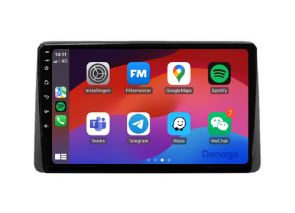 Dacia Duster CarPlay autoradio | Denago DNG-A93 | 9 inch | Android 13 | Draadloos CarPlay & Android Auto