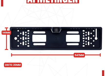 Cartronix RV-410 PRO kentekenplaathouder met camera | 8 LED Nachtzicht
