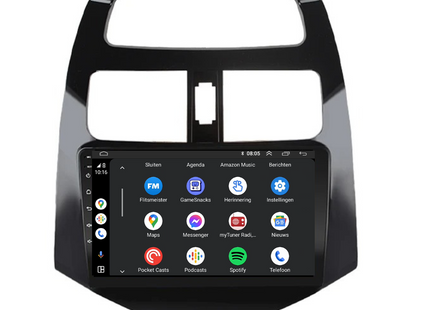 Chevrolet Spark Android 13 | Autoradio | 2009 t/m 2015 | Carplay & Android Auto