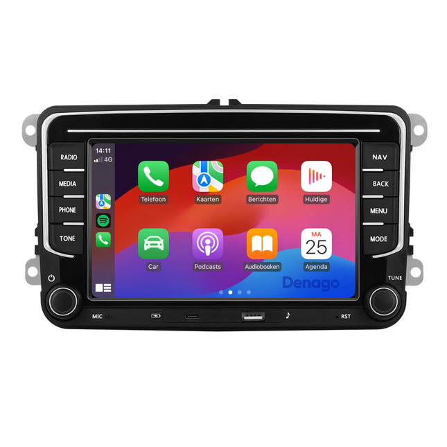 Volkswagen | Car radio | 2GB + 32GB | 2003 to 2019 | Android 13 & Carplay