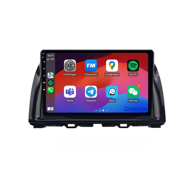 Mazda CX-5 & Autoradio 6 pouces compatible CarPlay | 2012 à 2016 | Denago DNG-A316 | Écran 9 pouces | Android 13 | CarPlay sans fil & Android Auto