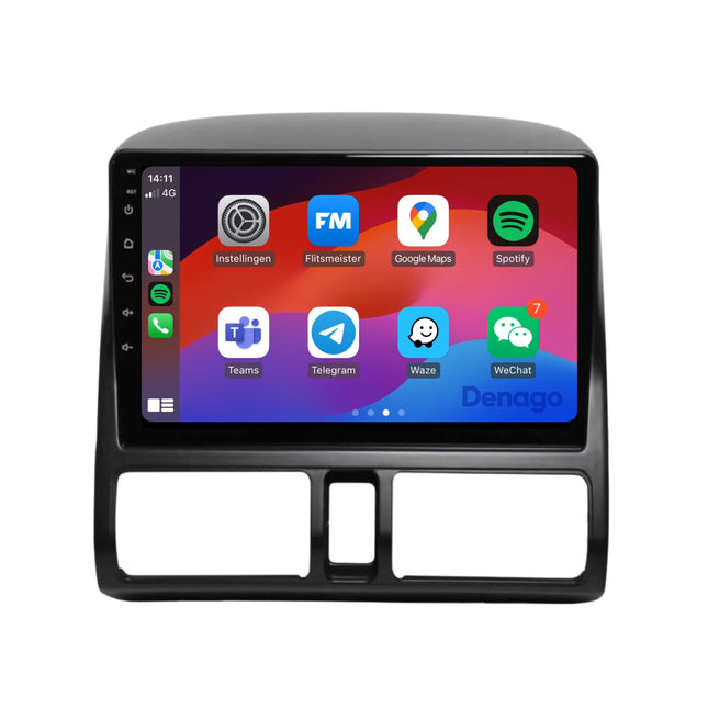 Honda CR-V CarPlay autoradio | 2002 t/m 2006 | Denago DNG-A99 | 9 inch | Android 13 | Draadloos CarPlay & Android Auto
