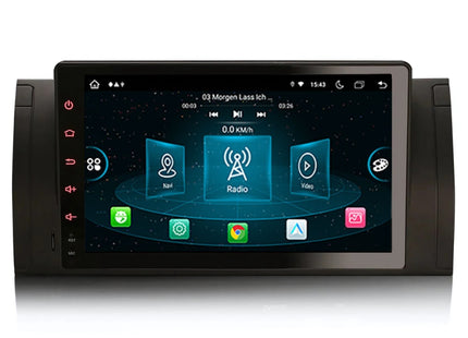 Carplay autoradio voor BMW 5 serie X5 E39 E53 M5 | 1996 t/m 2007 | 8-Core | Draadloos Apple Carplay & Android auto | 4GB + 64GB | Full Touch