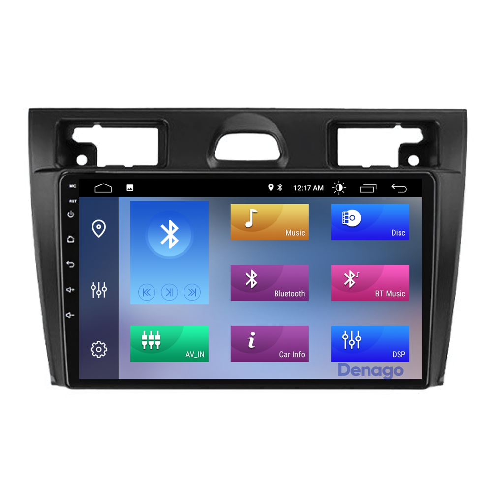 Ford Fiesta CarPlay car radio | 2006 to 2008 | Denago DNG-A14 | 9 inches | Android 13 | Wireless CarPlay & Android Auto