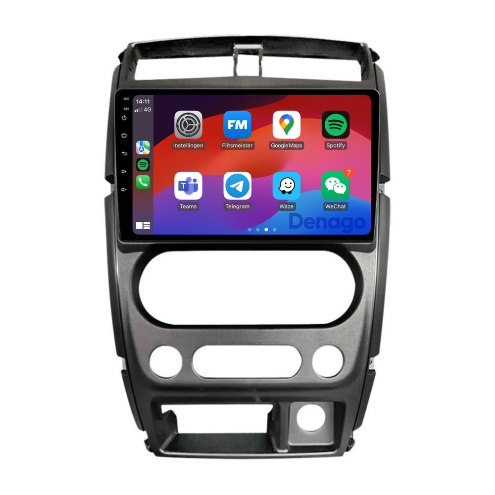 Autoradio CarPlay pour Suzuki Jimny (2007-2012) | Denago DNG-A334 | Écran 9 pouces | Android 13 | CarPlay sans fil & Android Auto