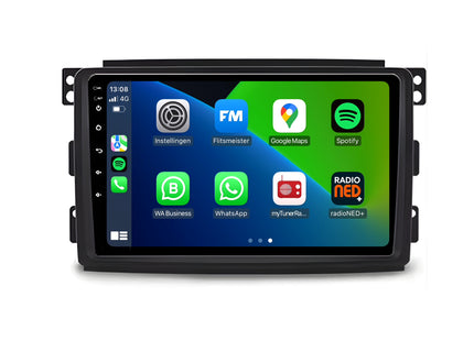 Smart Fortwo | Android 13 | Autoradio | 2009 t/m 2015 | CarPlay & Android Auto
