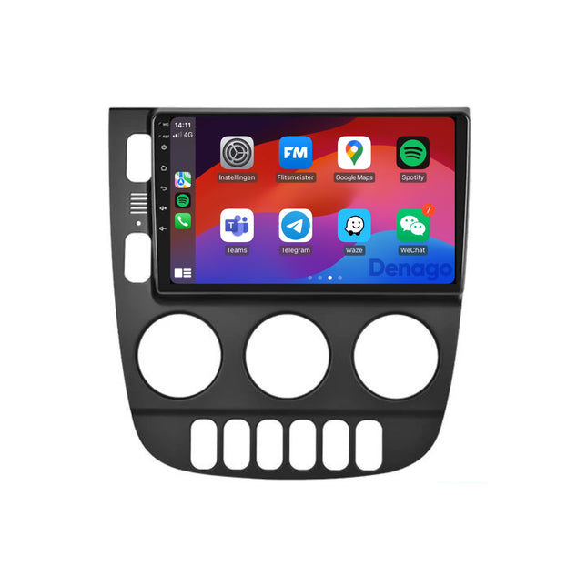 Mercedes ML CarPlay car radio | 1999 to 2004 | Denago DNG-A221 | 9 inches | Android 13 | Wireless CarPlay & Android Auto | Black frame