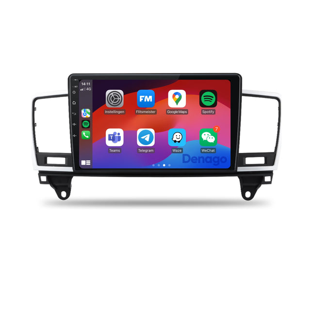 Mercedes ML-Klasse CarPlay autoradio | 2011 t/m 2015 | Denago DNG-A275 | 9 inch | Android 13 | Draadloos CarPlay & Android Auto