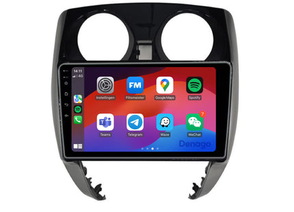 Nissan Note CarPlay autoradio | 2013 t/m 2017 | Denago DNG-A140 | 9 inch | Android 13 | Draadloos CarPlay & Android Auto