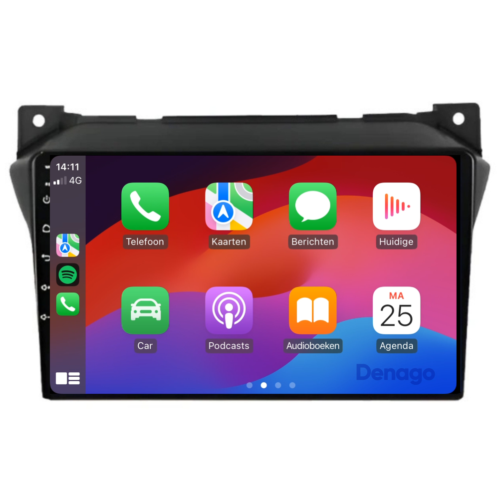 Radio de coche Suzuki Alto CarPlay | 2008 a 2016 | Denago DNG-A53 | 9 pulgadas | Androide 13 | CarPlay inalámbrico y Android Auto
