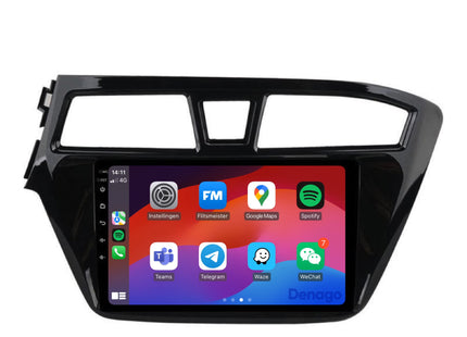 Hyundai i20 CarPlay autoradio | 2015 t/m 2019 | Denago DNG-A142 | 9 inch | Android 13 | Draadloos CarPlay & Android Auto
