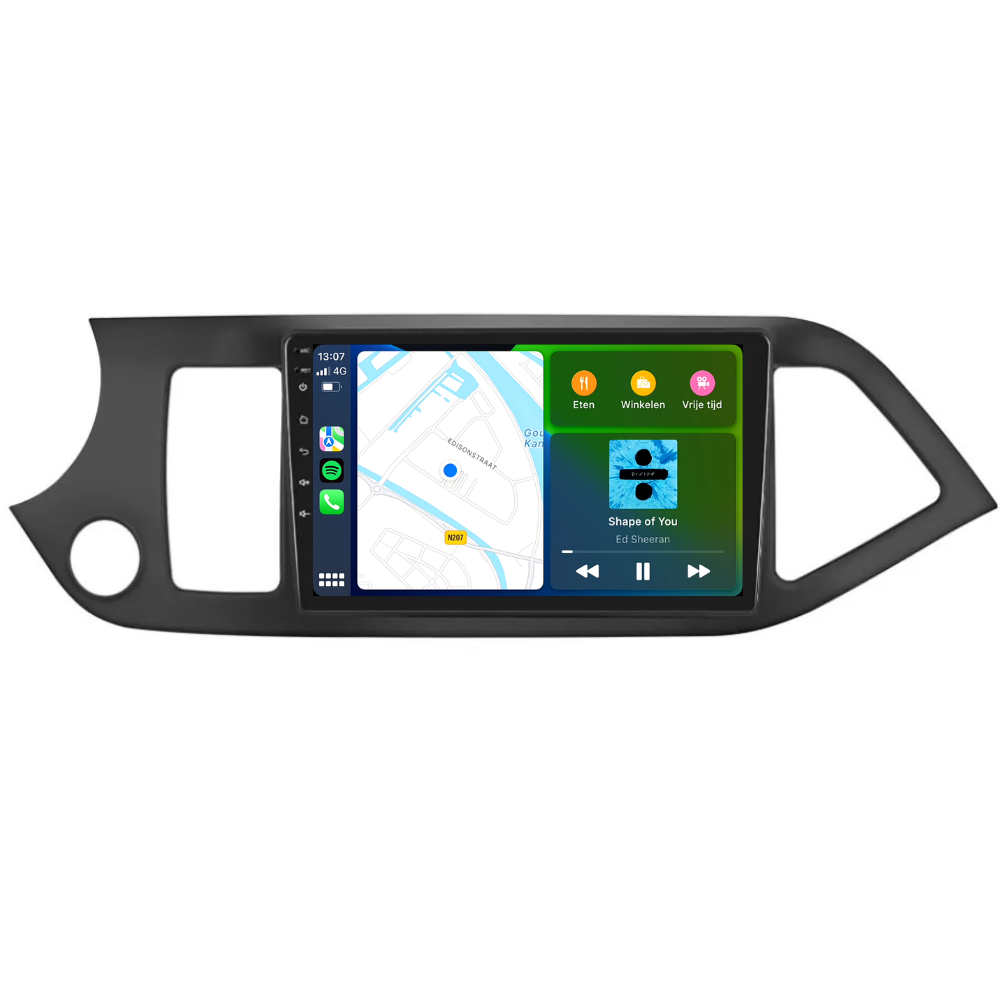 Kia Picanto Android 13 autoradio CarPlay Android Auto 2011-2016