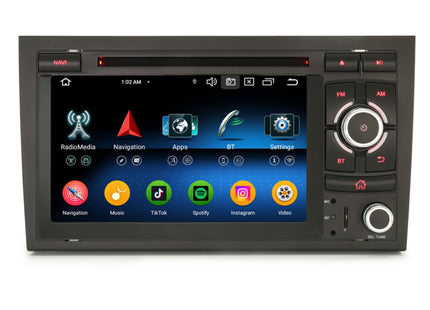 Audi A4 S4 RS4 Autoradio | 2000 t/m 2009 | Carplay | 4+64GB | Android 14