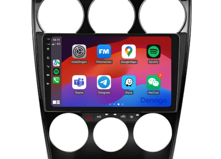 Mazda 6 CarPlay autoradio | 2002 t/m 2007 | Denago DNG-A130 | 9 inch | Android 13 | Draadloos CarPlay & Android Auto