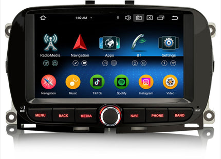 Fiat 500 CarPlay | Android 14 | 2007 t/m 2015 | 4+64GB