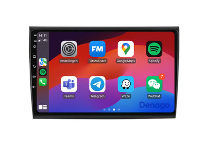 Fiat Bravo CarPlay autoradio | 2006 t/m 2017 | Denago DNG-A178 | 9 inch | Android 13 | Draadloos CarPlay & Android Auto