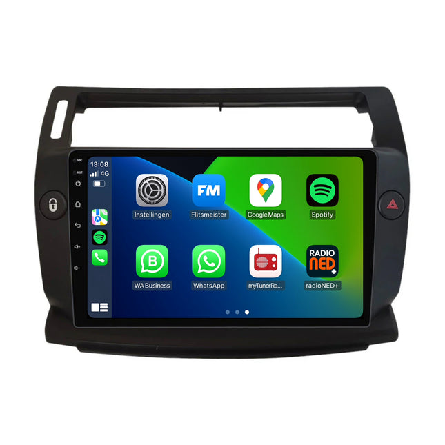 Citroën C4 | Android 13 | Autoradio | 2004 t/m 2013 | CarPlay & Android Auto
