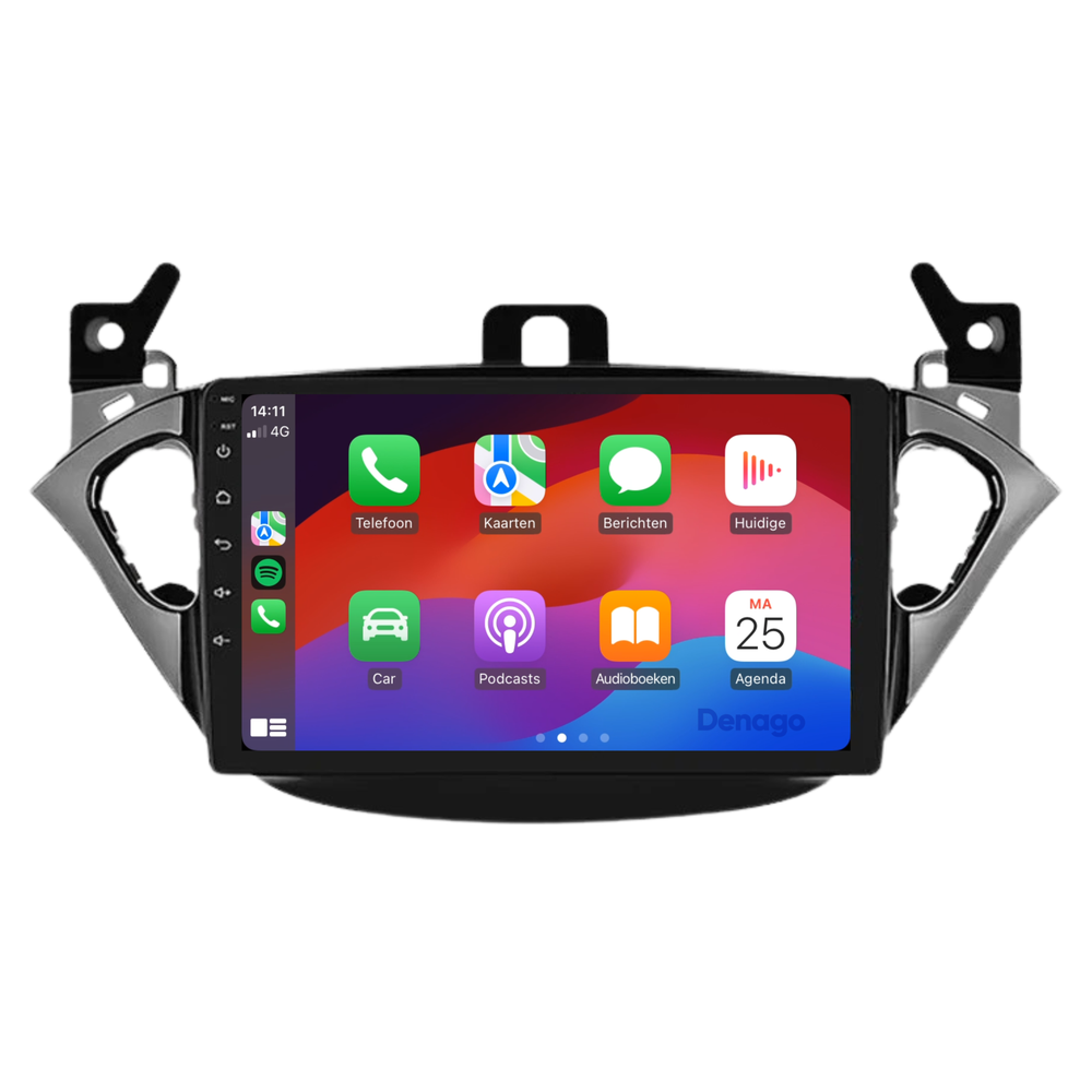 Opel Adam CarPlay autoradio | 2014 t/m 2019 | Denago DNG-A382 | 9 inch | Android 13 | Draadloos CarPlay & Android Auto