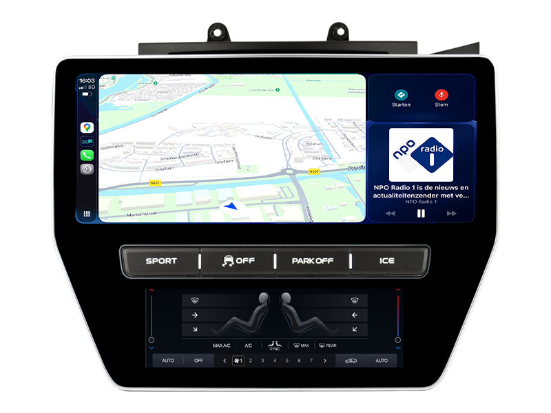 Maserati GT/GC Gran Turismo | Android 15 | 10.3 inch Autoradio | 2007 t/m 2015 | CarPlay & Android Auto