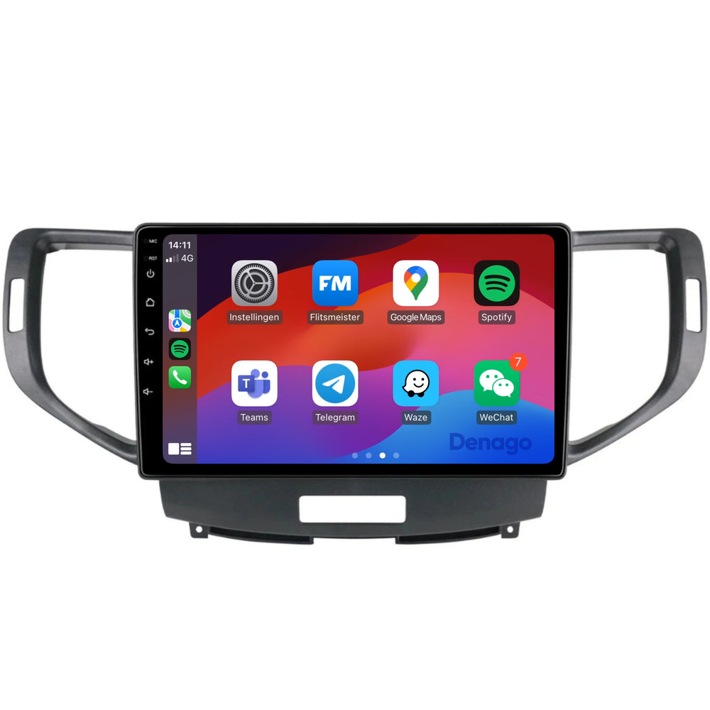 Radio de coche Honda Spirior CarPlay | 2009 a 2013 | Denago DNG-A98 | 9 pulgadas | Androide 13 | CarPlay inalámbrico y Android Auto