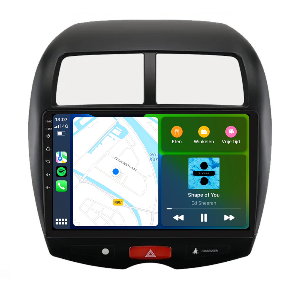 Mitsubishi ASX | Androide 13 | Radio de coche | 2010 a 2015 | Carplay y Android Auto