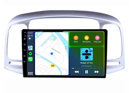 Hyundai Accent | Android 13 | Autoradio | 2007 t/m 2011 | Carplay & Android Auto