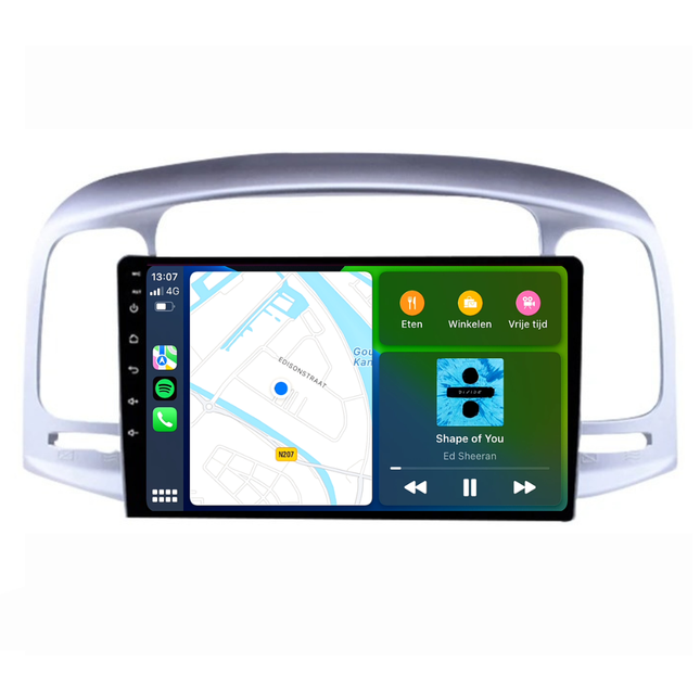 Hyundai Accent | Android 13 | Autoradio | 2007 t/m 2011 | Carplay & Android Auto