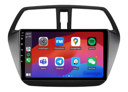 Suzuki SX4 CarPlay autoradio | 2013 t/m 2021 | Denago DNG-A159 | 9 inch | Android 13 | Draadloos CarPlay & Android Auto