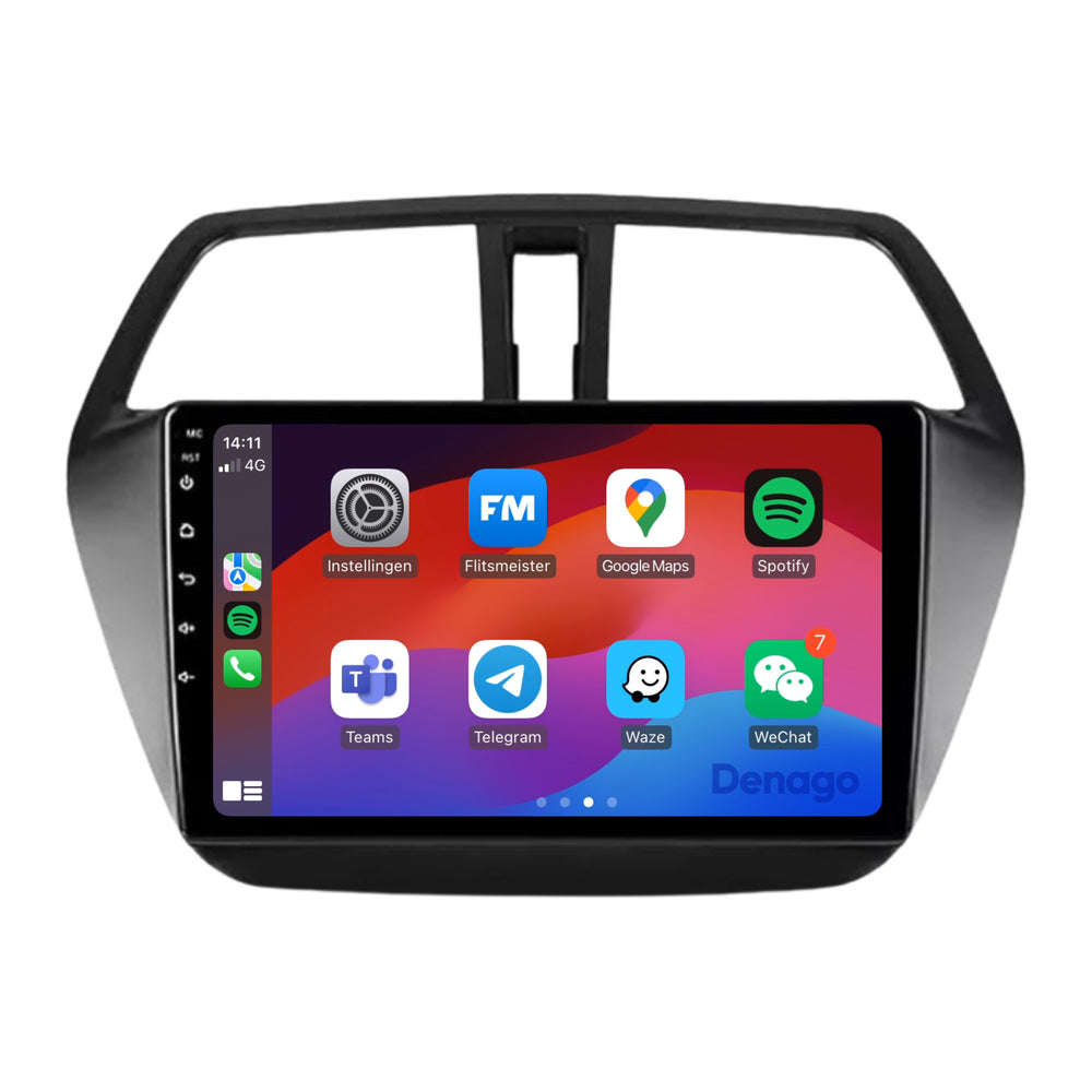 Radio de coche Suzuki SX4 CarPlay | 2013 a 2021 | Denago DNG-A159 | 9 pulgadas | Androide 13 | CarPlay inalámbrico y Android Auto