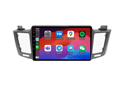 Toyota RAV4 CarPlay autoradio | 2013 t/m 2018 | Denago DNG-A249 | 9 inch | Android 13 | Draadloos CarPlay & Android Auto