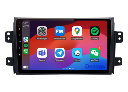 Suzuki SX4 CarPlay car radio | 2006 to 2011 | Denago DNG-A315 | 9 inch | Android 13 | Wireless CarPlay & Android Auto