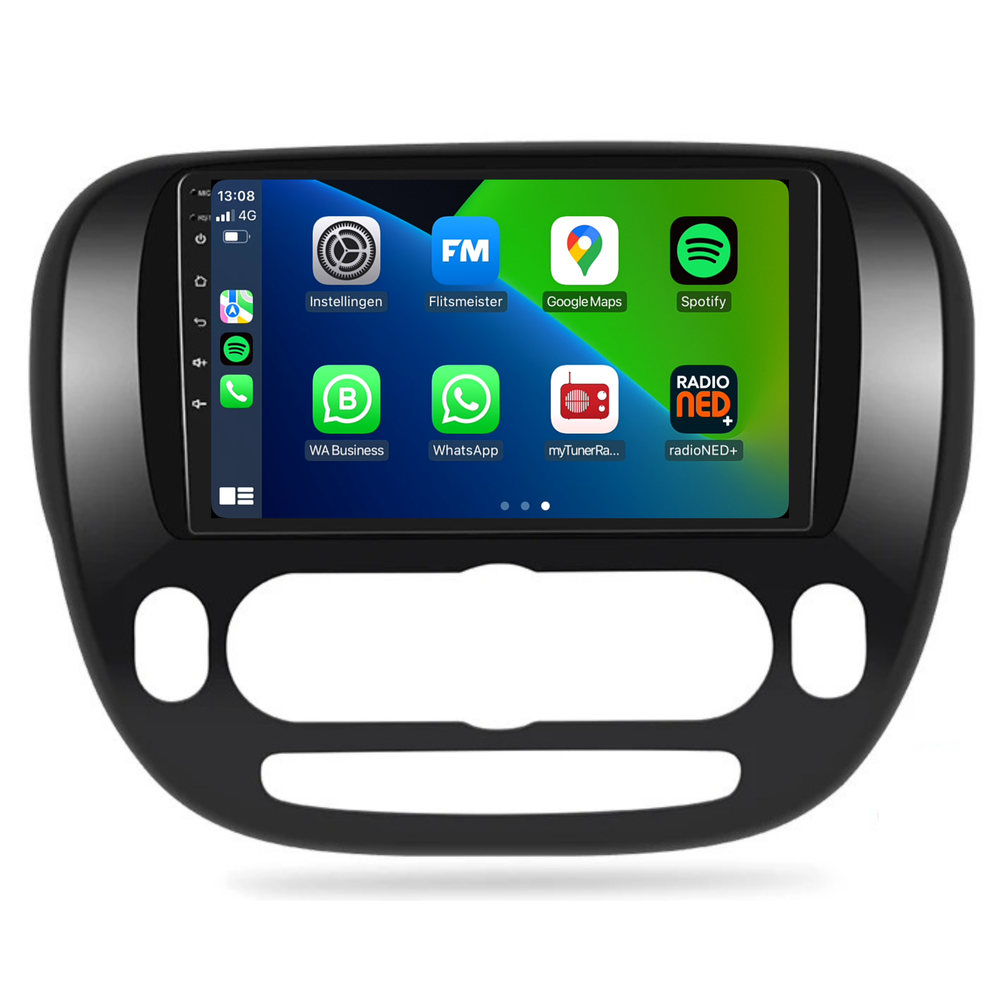 Alma Kia | Androide 13 | Radio de coche | 2014 a 2018 | Carplay y Android Auto