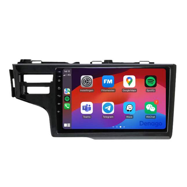 Honda Jazz CarPlay autoradio | 2016 t/m 2019 | Denago DNG-A172 | 9 inch | Android 13 | Draadloos CarPlay & Android Auto