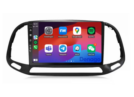 Radio para coche Fiat Doblo CarPlay | 2015 a 2021 | Denago DNG-A327 | 9 pulgadas | Android 13 | CarPlay inalámbrico & Android Auto