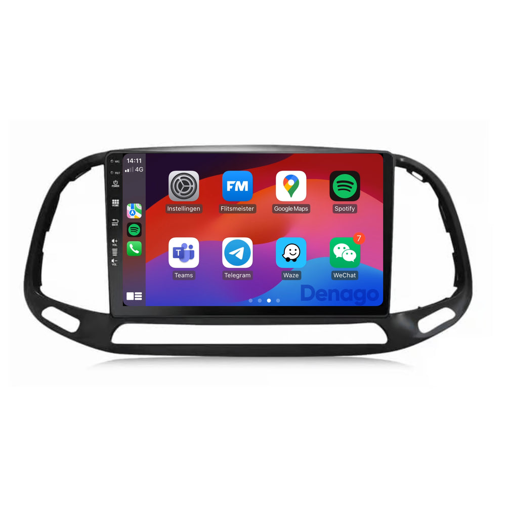 Radio para coche Fiat Doblo CarPlay | 2015 a 2021 | Denago DNG-A327 | 9 pulgadas | Androide 13 | CarPlay inalámbrico y Android Auto